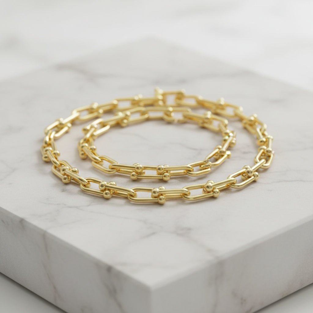 Link Bayan Zincir Kolye Gold