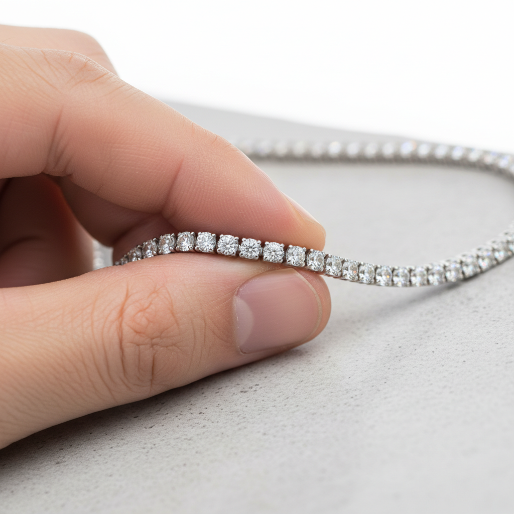 Su Yolu Gümüş Gerdanlık Kutu Kilitli