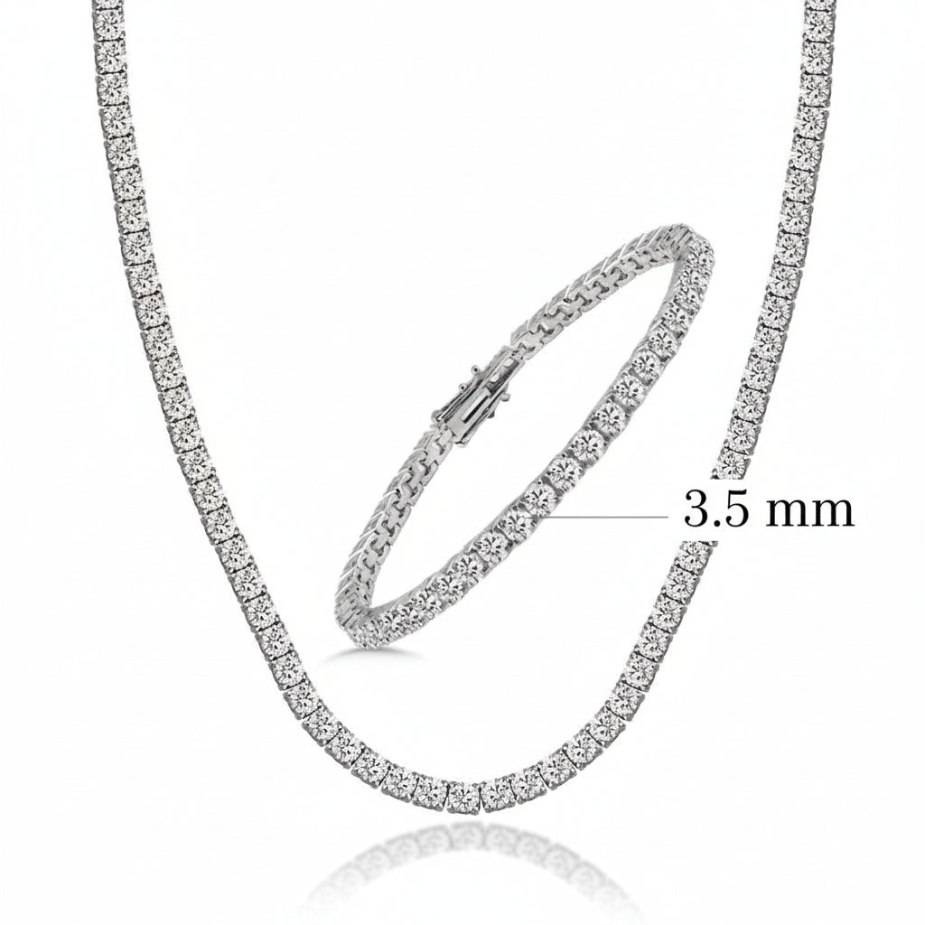 Choice Su Yolu Gümüş Gerdanlık Set