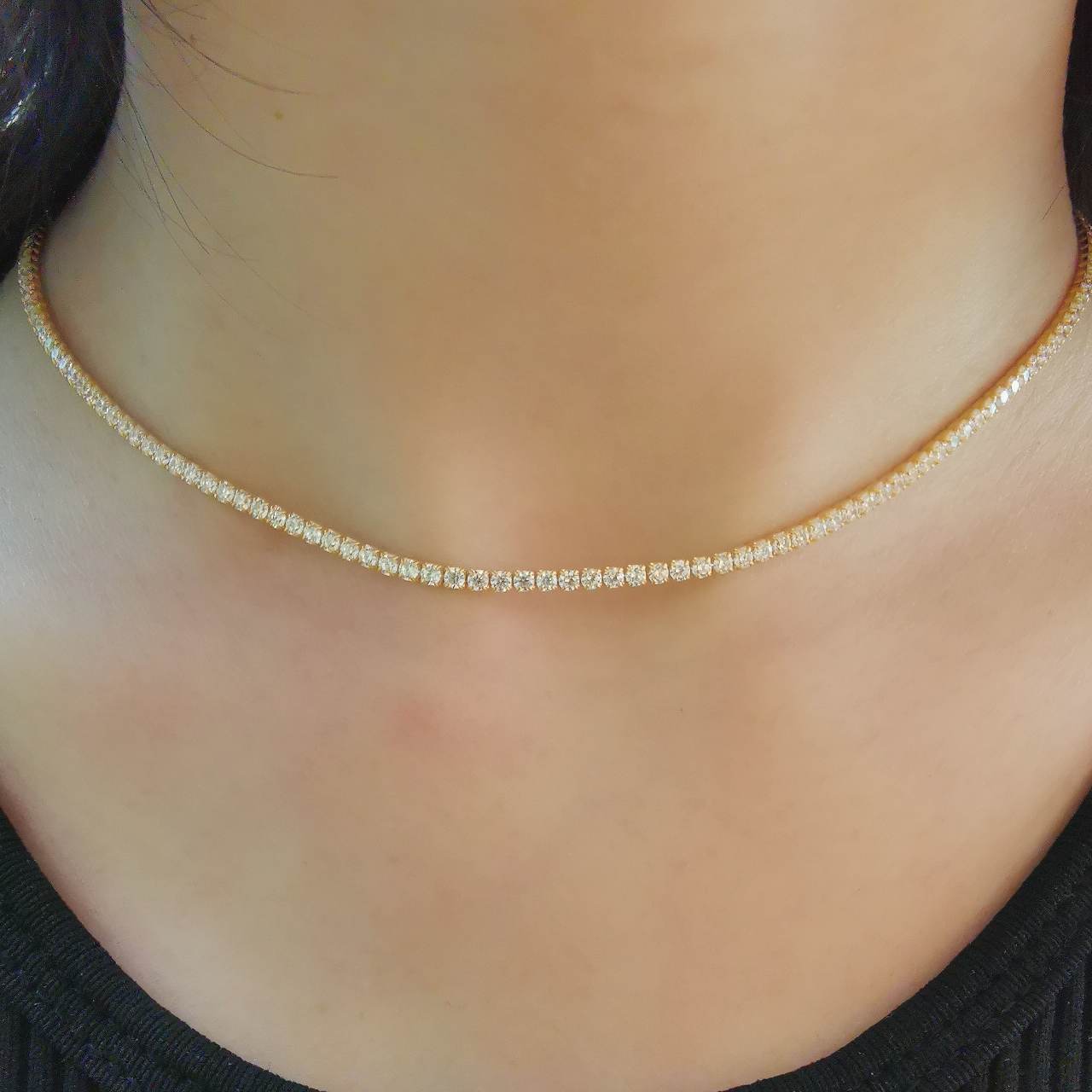 Su Yolu Gümüş Gerdanlık Gold