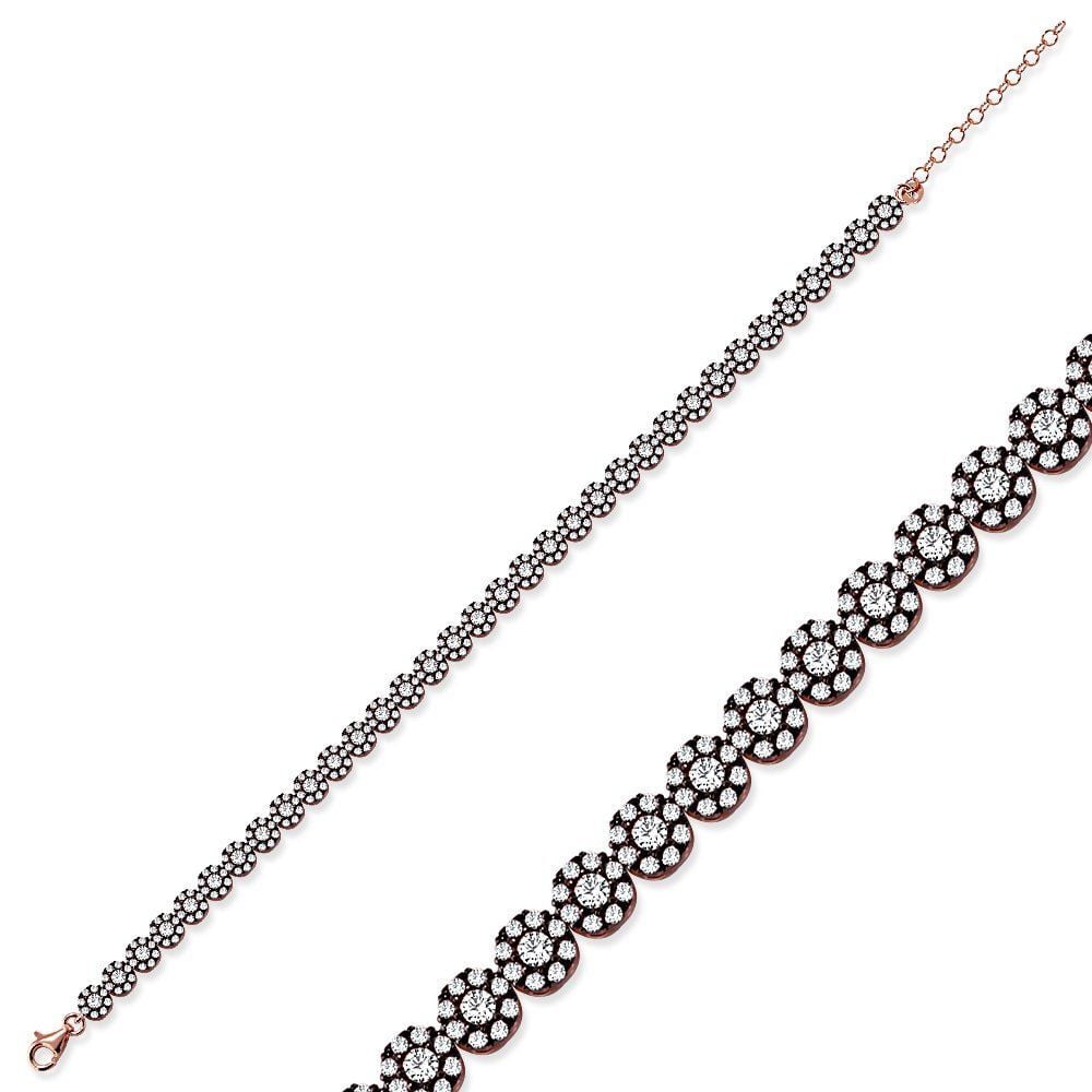 Çiçek Desenli Su Yolu Bileklik