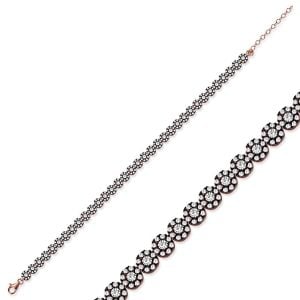 Çiçek Desenli Su Yolu Bileklik