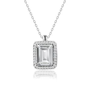 Baget Gümüş Kolye Büyük Boy