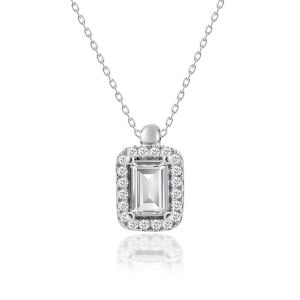 Choice Gümüş Baget Kolye Orta Boy