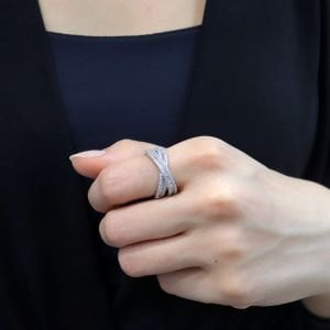 Choice Gümüş İthal Sarmal Yüzük