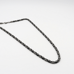 Choice Gümüş Black Skald Zincir Kolye