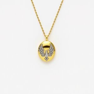 Choice Gümüş Alya Anka Kuşu Kolye