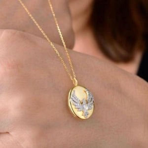 Choice Gümüş Alya Anka Kuşu Kolye