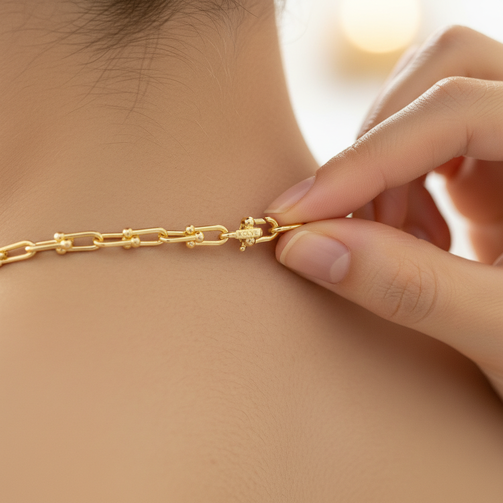 Link Bayan Zincir Kolye Gold
