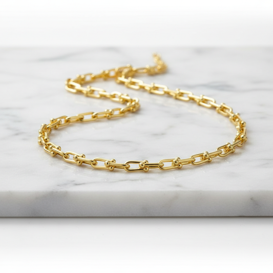 Link Bayan Zincir Kolye Gold