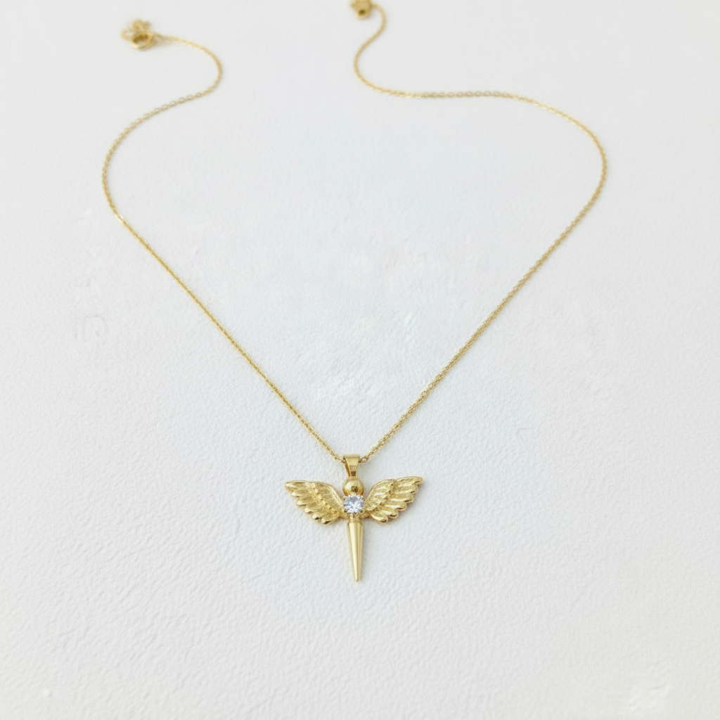 Seraph Meleği Gümüş Kolye