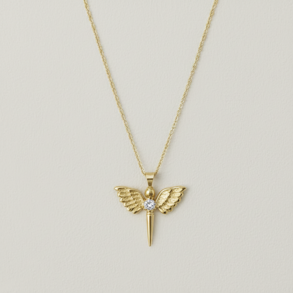 Seraph Meleği Gümüş Kolye