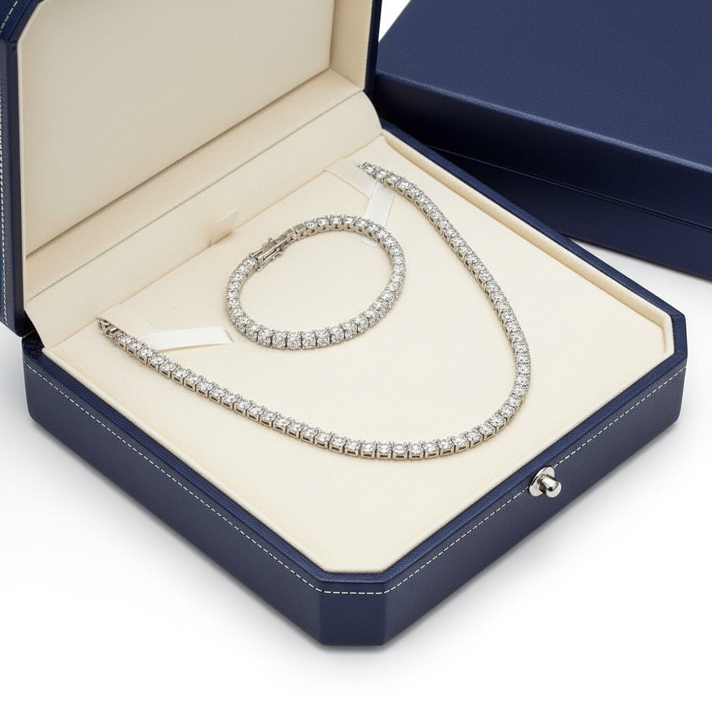 Choice Su Yolu Gümüş Gerdanlık Set