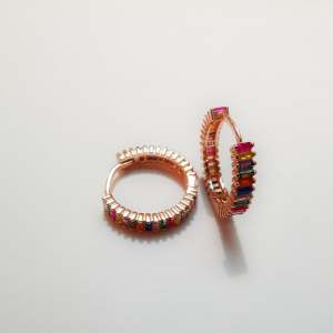 Miks Baget Halka Gümüş Küpe M