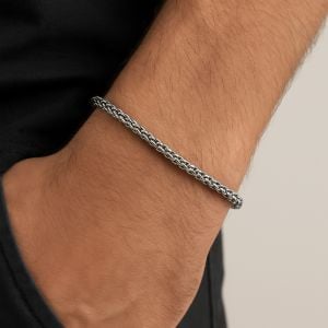 Choice Gümüş Erkek Bileklik Spiga XL