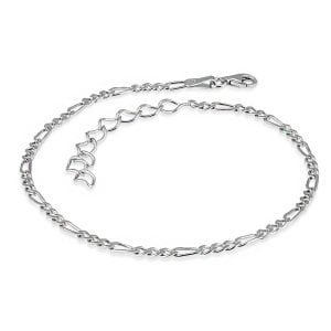 Figaro Gümüş Halhal Rodyum