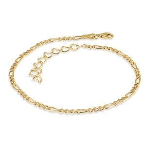 Figaro Gümüş Halhal Gold