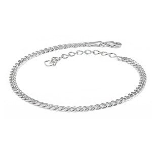 Gurmet Gümüş Halhal Uzatmalı Rodyum