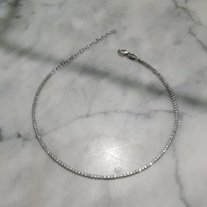 Su Yolu Gümüş Halhal Rodyum